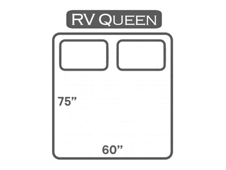  "RV Queen mattress in Edmonton, specially designed for the dimensions of recreational vehicles without compromising on comfort.