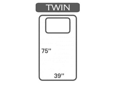 Twin-size mattress in Edmonton, perfect for solo sleepers or children's rooms, offering cozy comfort.