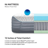BedGear - Performance Mattress H6 Hybrid - Canadian Mattress