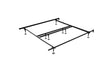 Beaudoin - Metal Bed Frame - Canadian Mattress Wholesalers